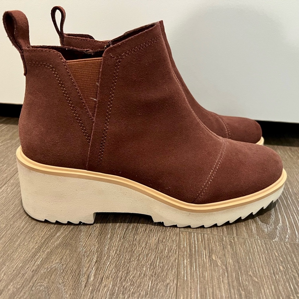 TOMS Women's Maude Wedge Boots
